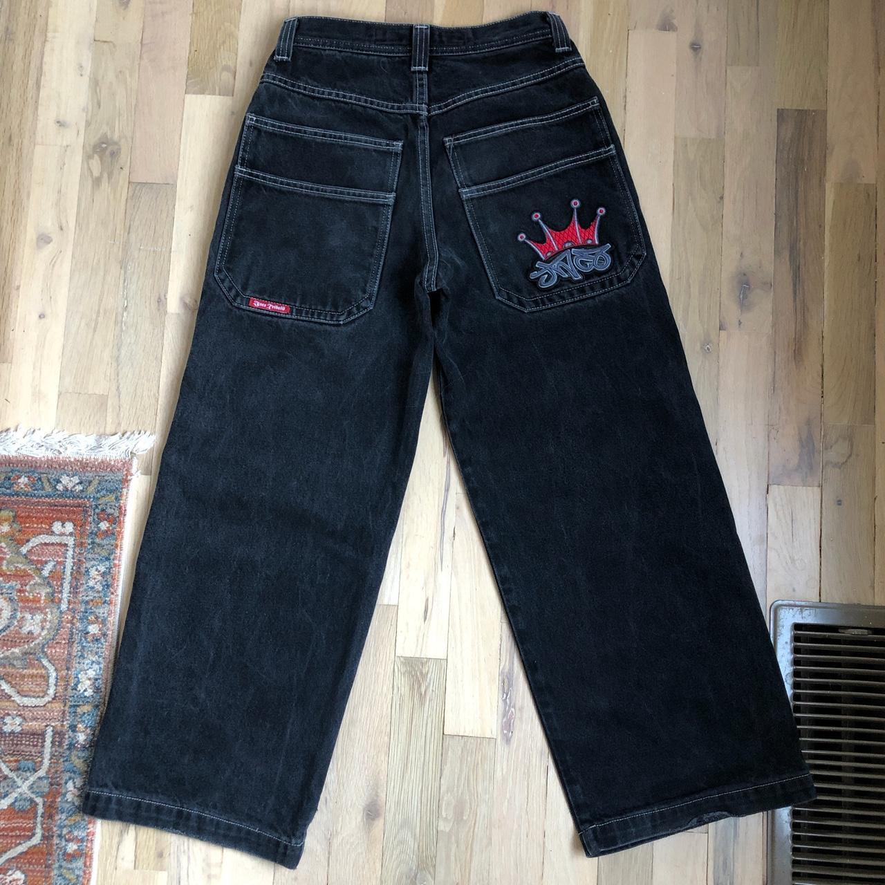 Vintage 90s Jnco Tribal Jeans Baggy black jnco - Depop