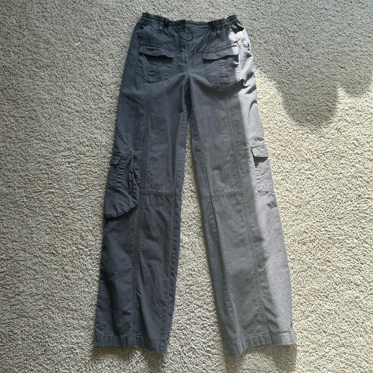 Brandy Melville Women's Grey Trousers Depop