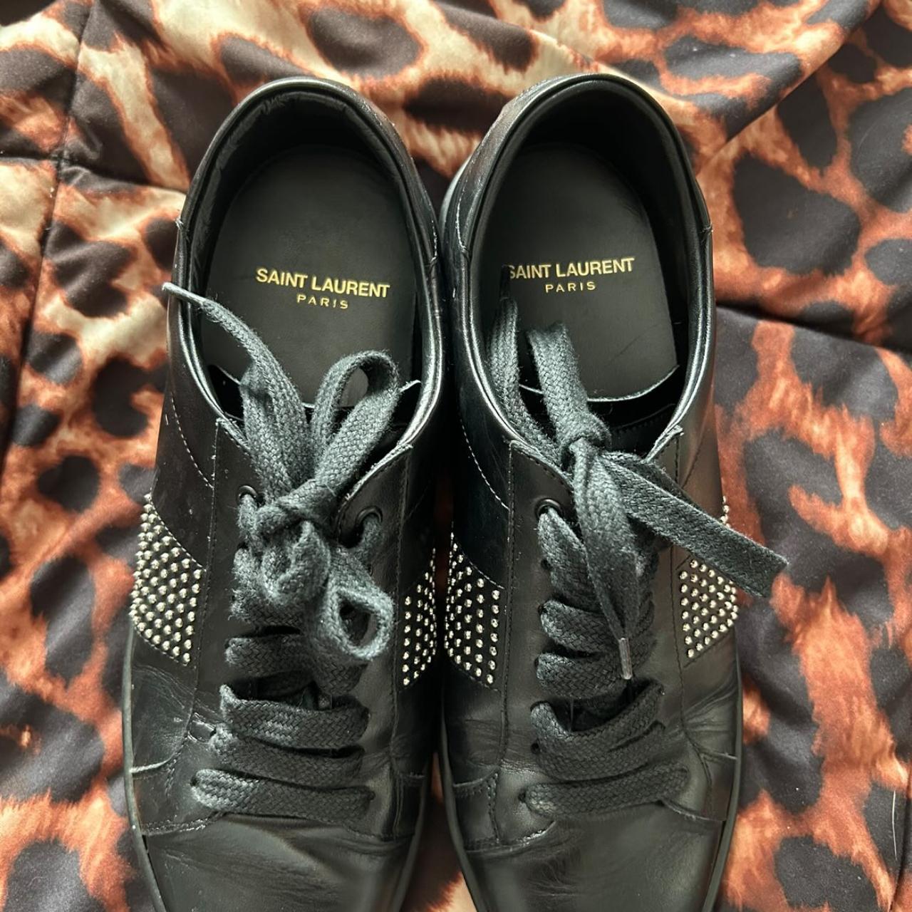 YSL Studded rhinestone sneaker Womens size 6 Slight | Depop
