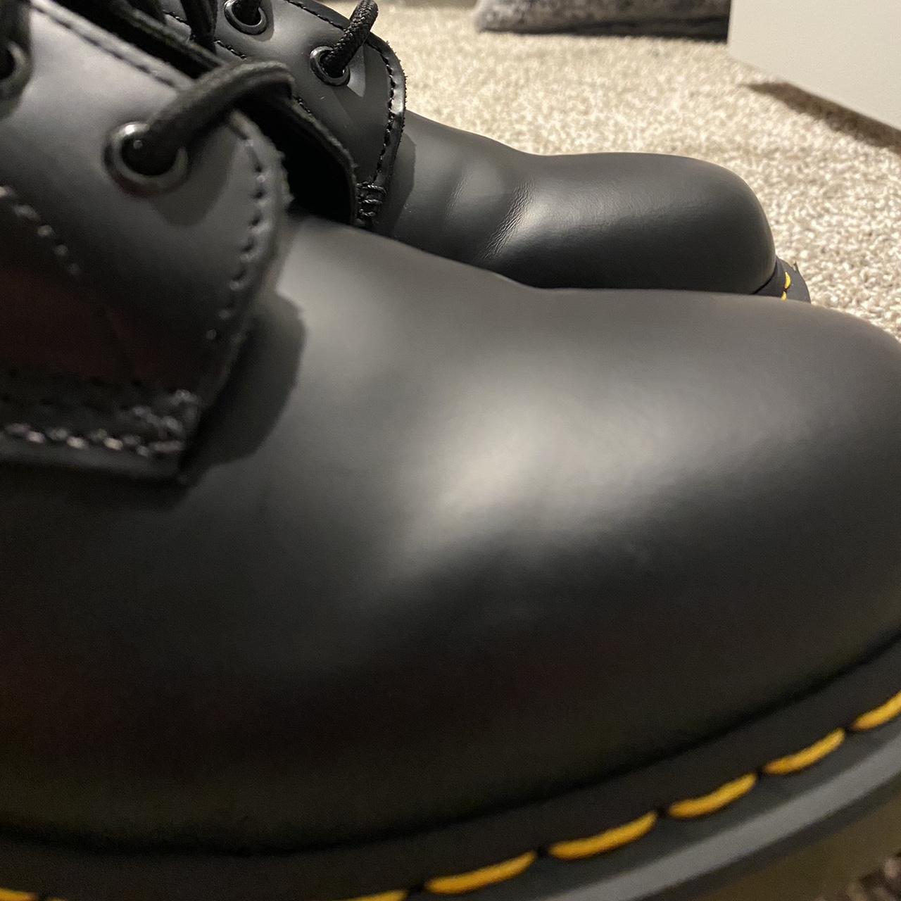 Dr. Martens Men's Black and Yellow Boots (5)