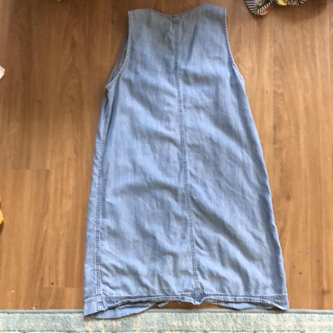 Super light Madewell sleeveless denim button up... - Depop