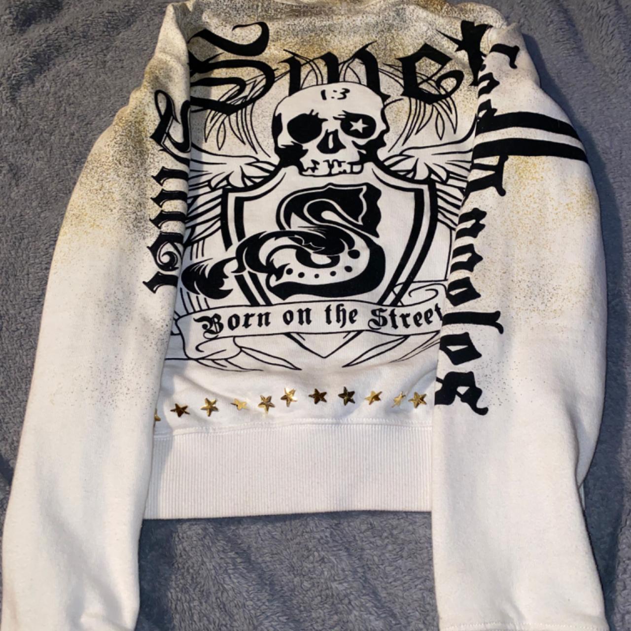 Smet by Christian Audigier Hoodie same brand as Ed Depop