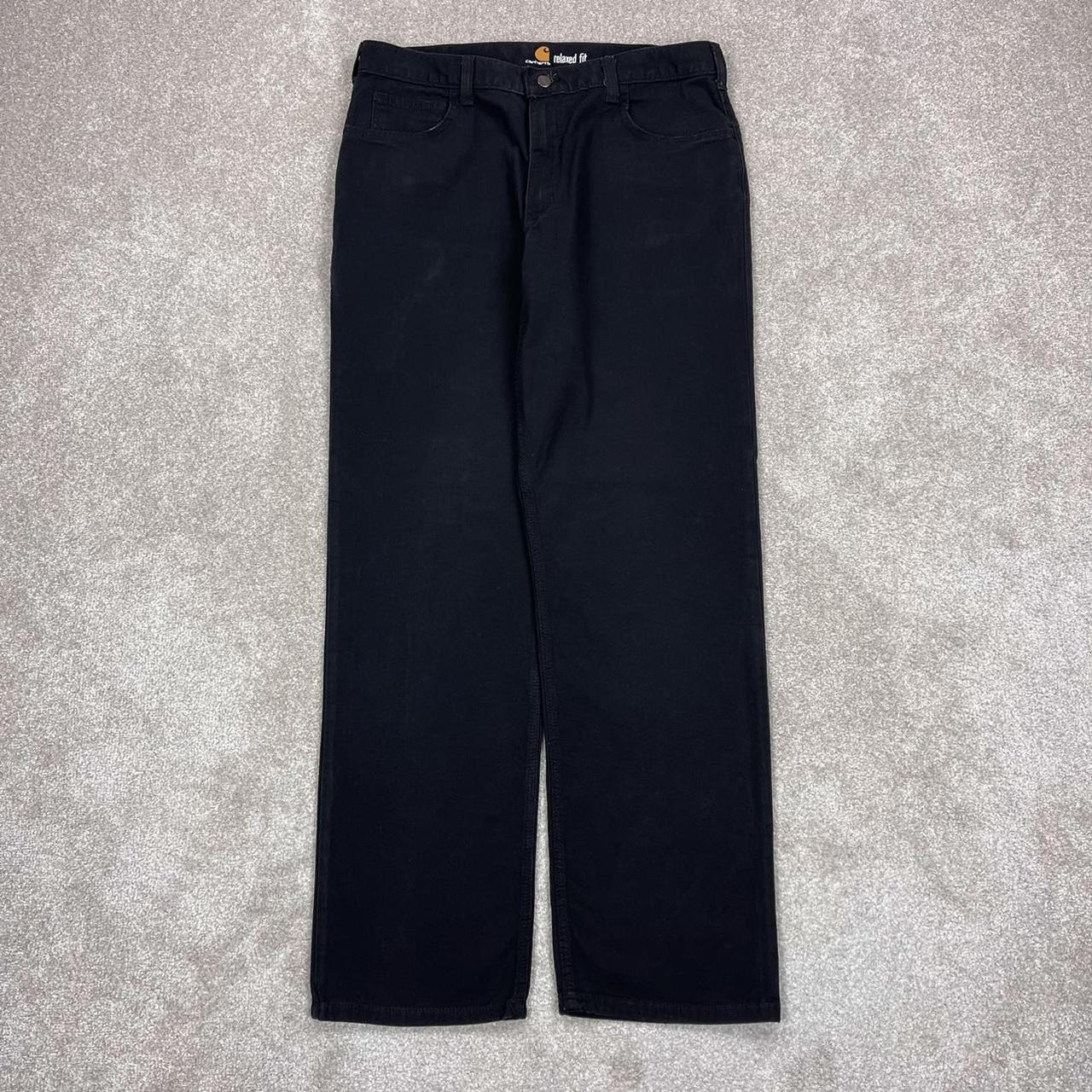 Carhartt Men's Black Trousers | Depop