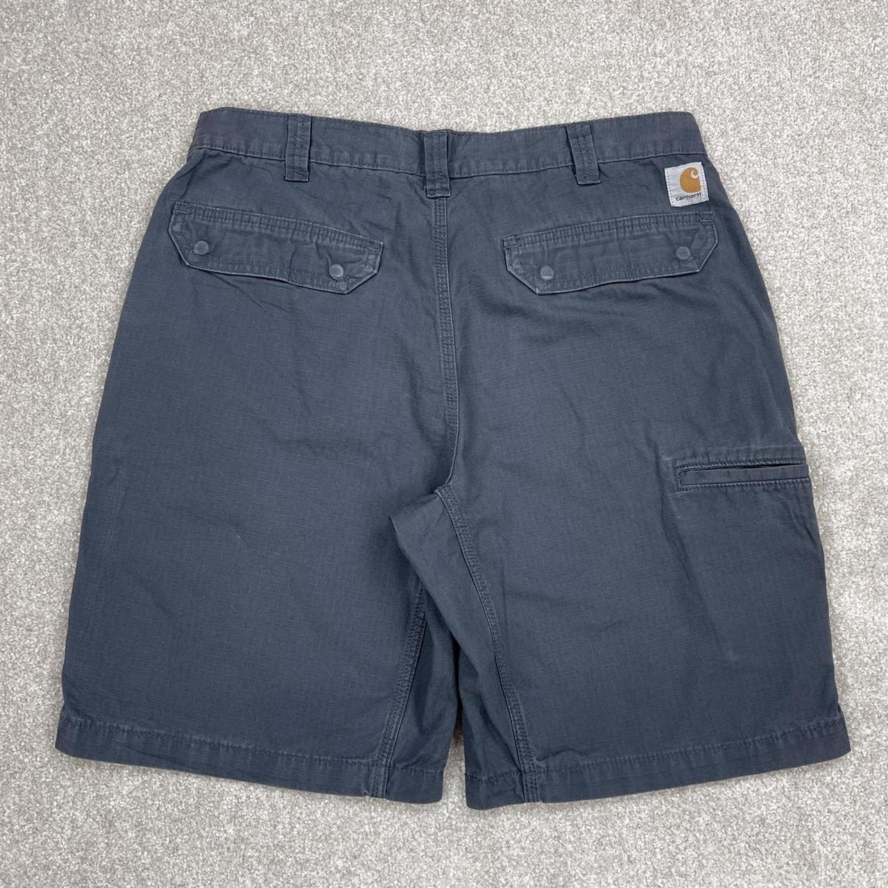 Carhartt shorts Steely Blue cargo shorts Loos summer... - Depop
