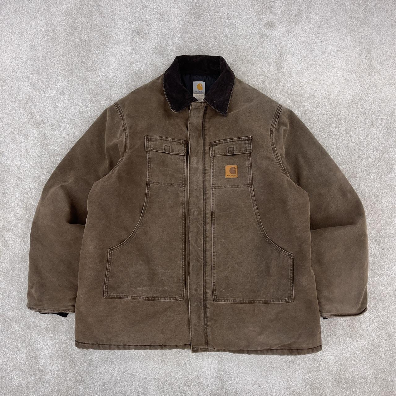 Carhartt Jacket Faded Brown Traditional Arctic - Depop