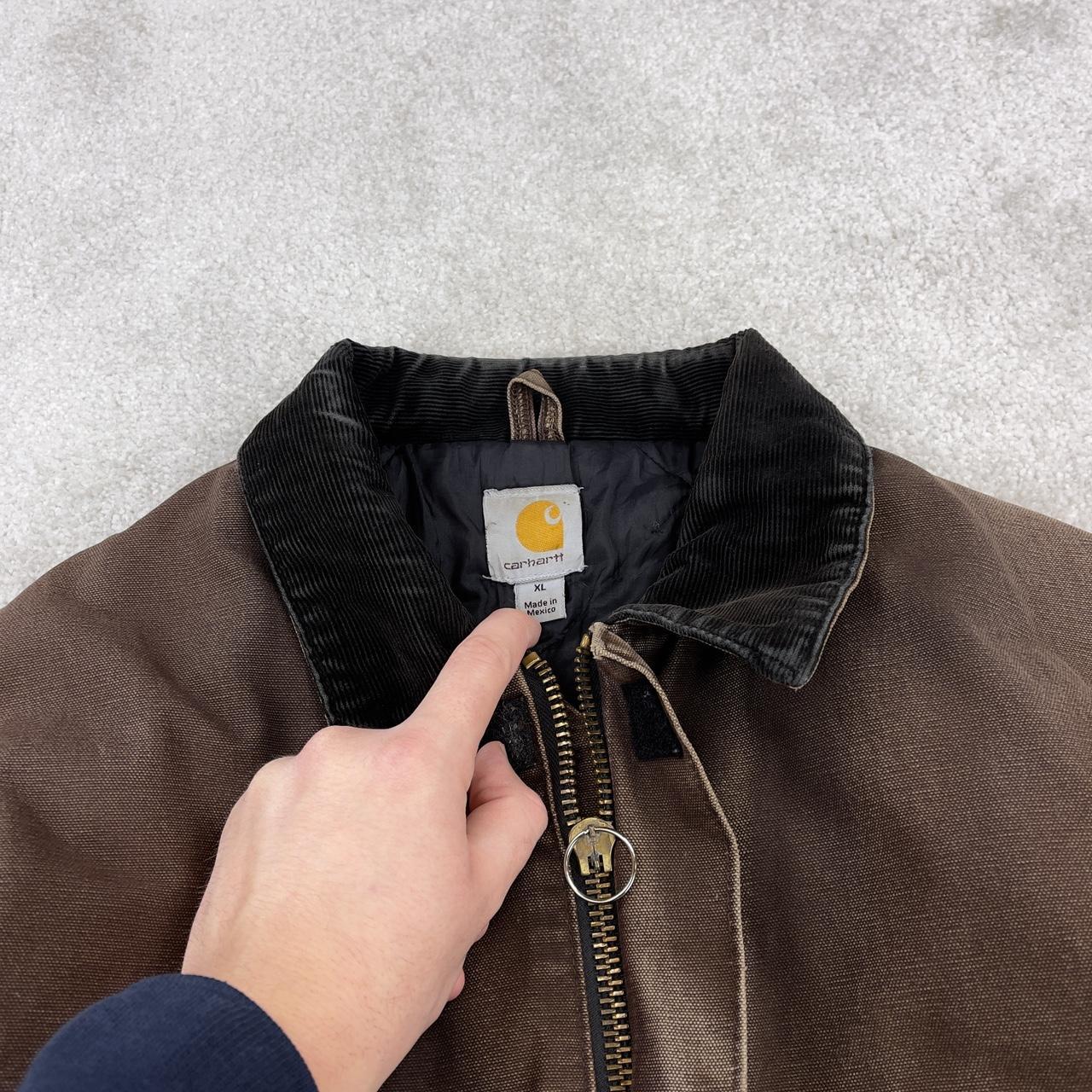 Carhartt Jacket Faded Brown Traditional Arctic - Depop