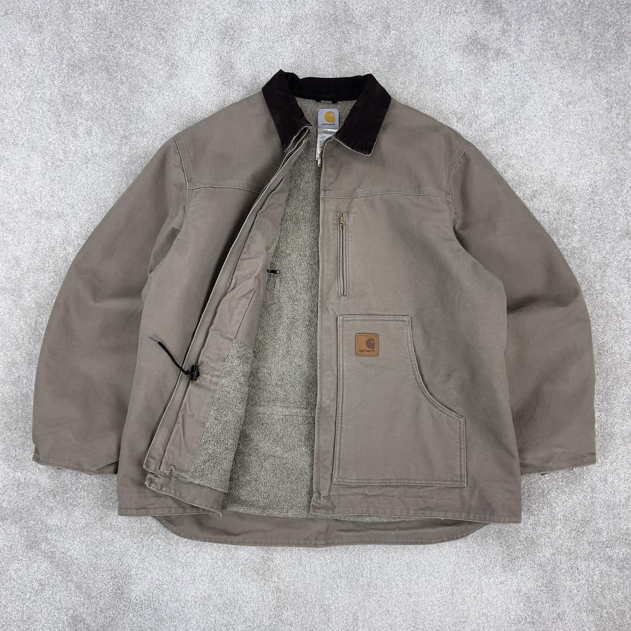 Carhartt sandstone cheap ridge jacket