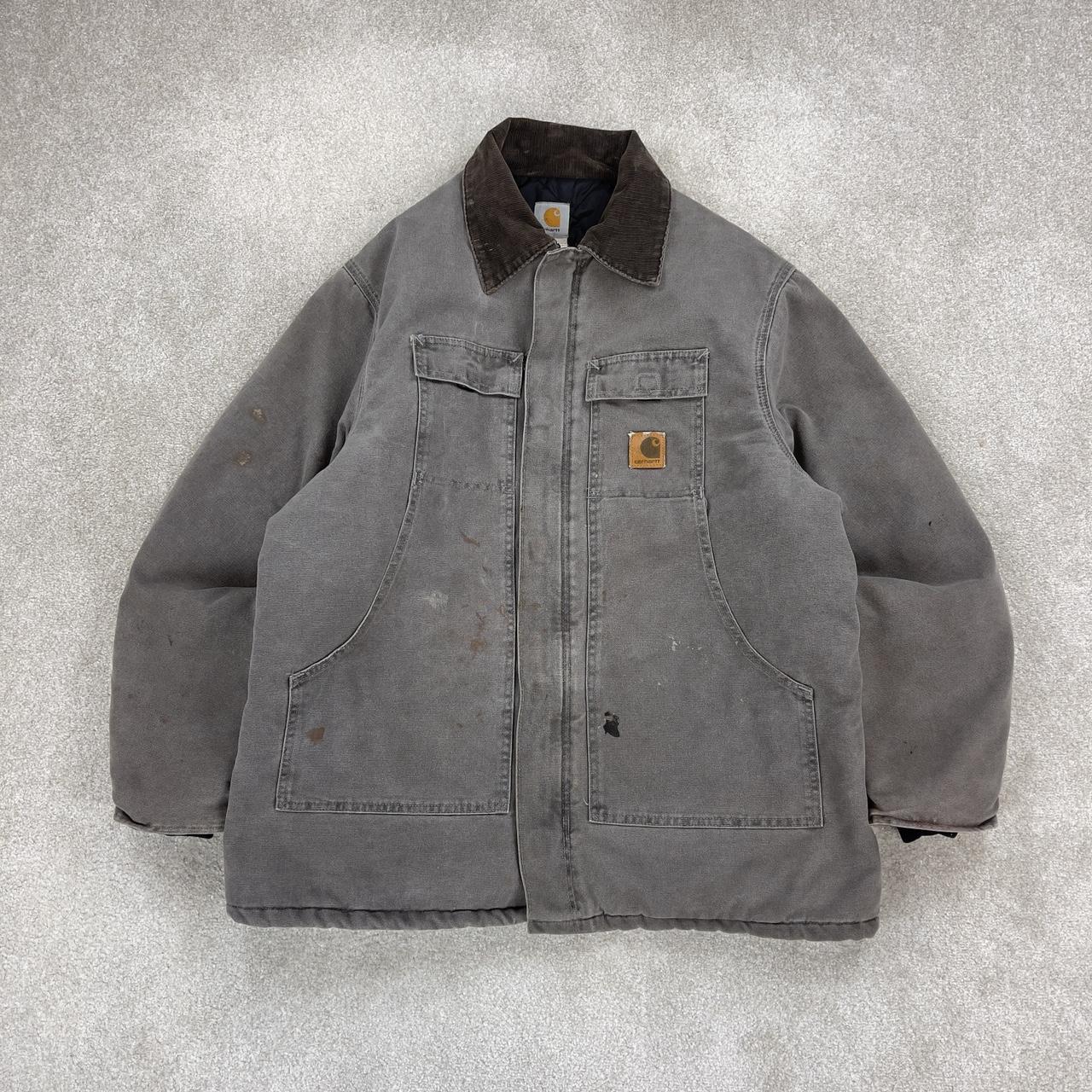 Carhartt jacket Sandstone grey traditional arctic... - Depop