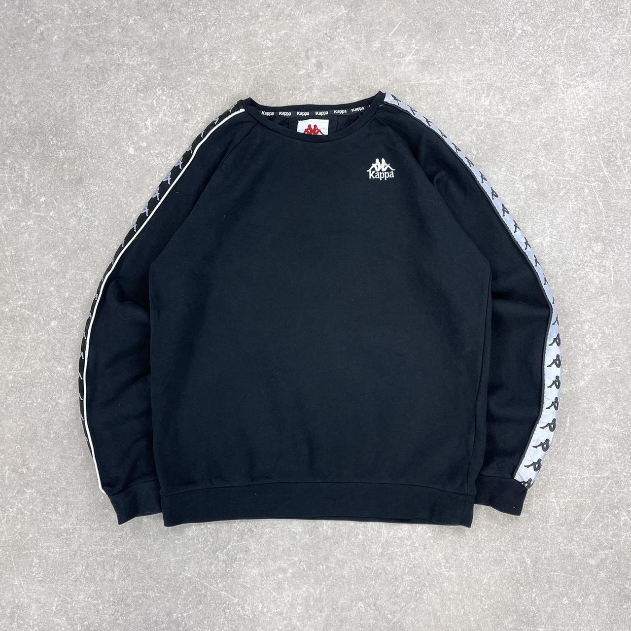 Black kappa sweatshirt best sale