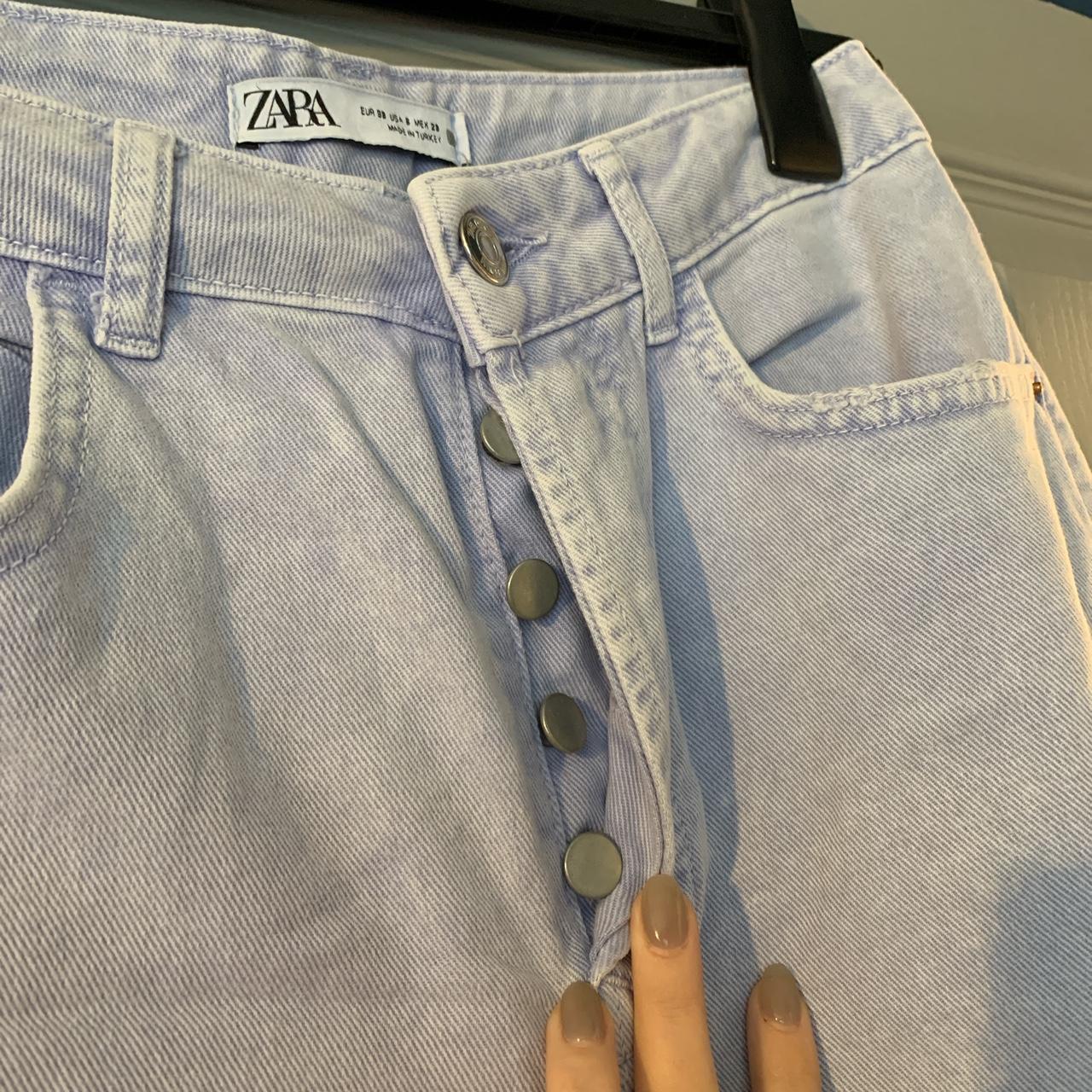 Zara Women's Purple Jeans Depop