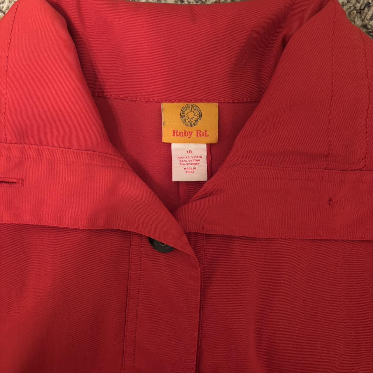 Ruby Rd. Women's Jacket - Red - 10 – Ruby Rd red … - image 4