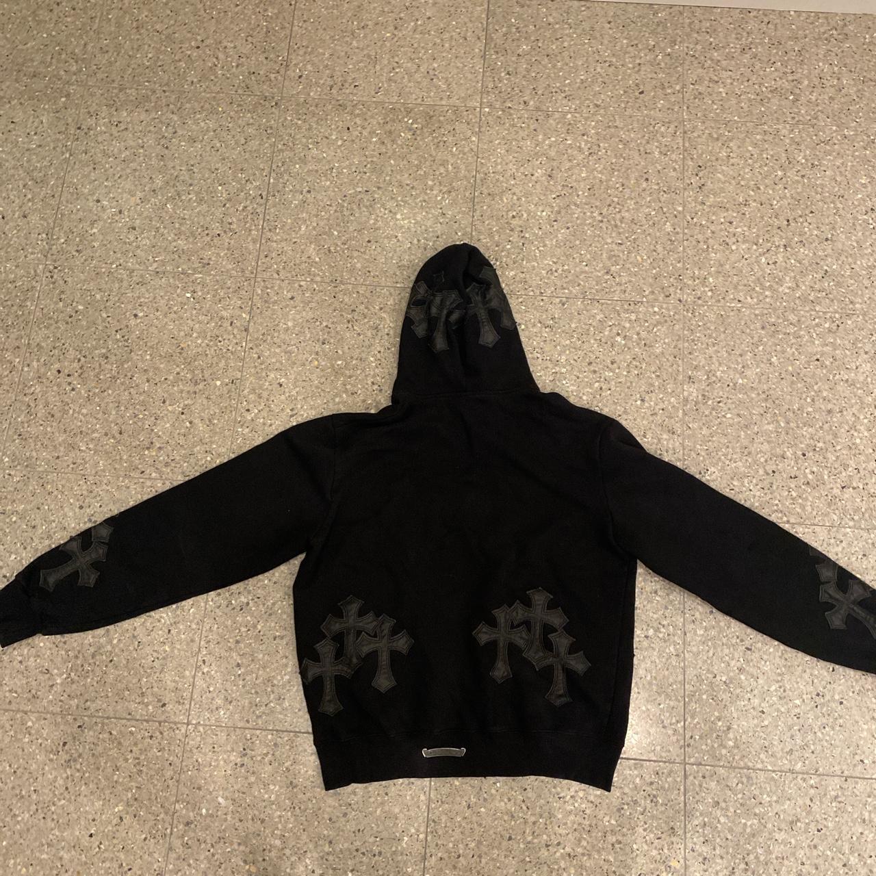 Chrome Hearts Men's Black Hoodie | Depop