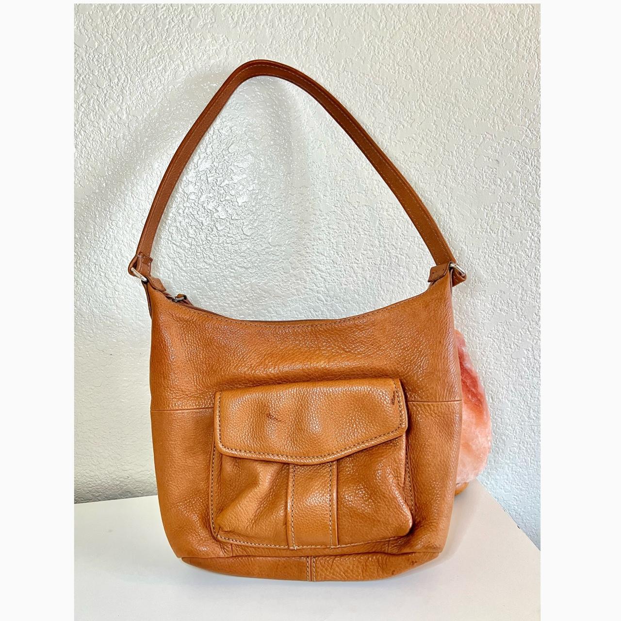 Fossil Brown Leather Shoulder Bag