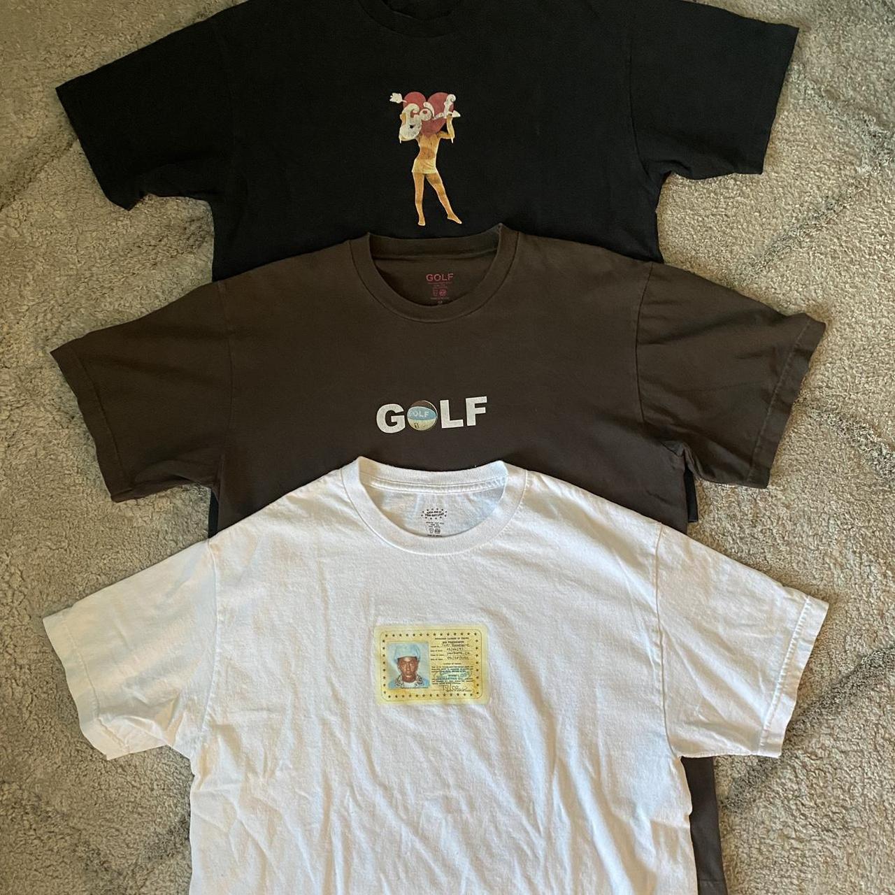 Golf Wang Men's Black Tshirt Depop