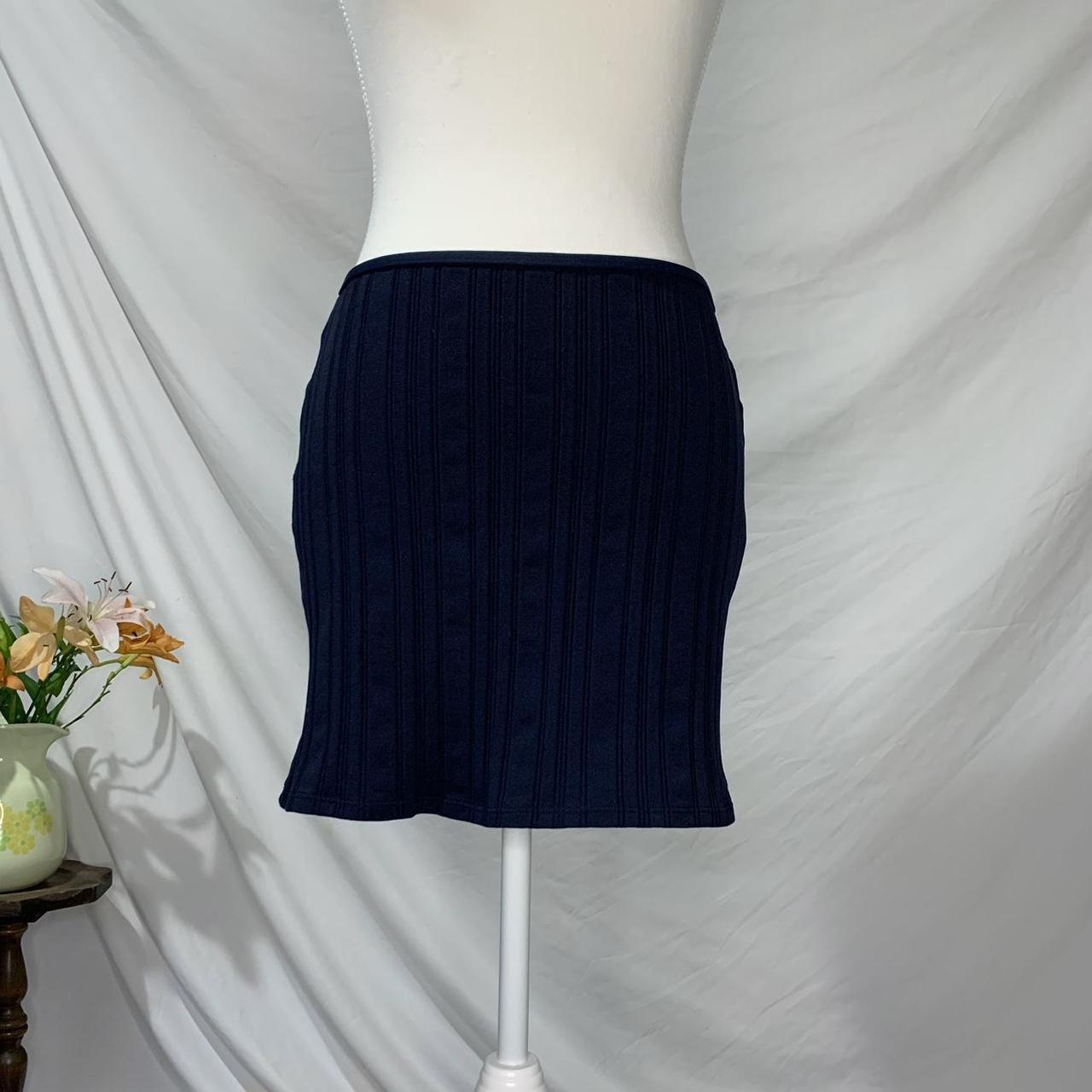 Nautica Women's Blue and Navy Skirt Depop