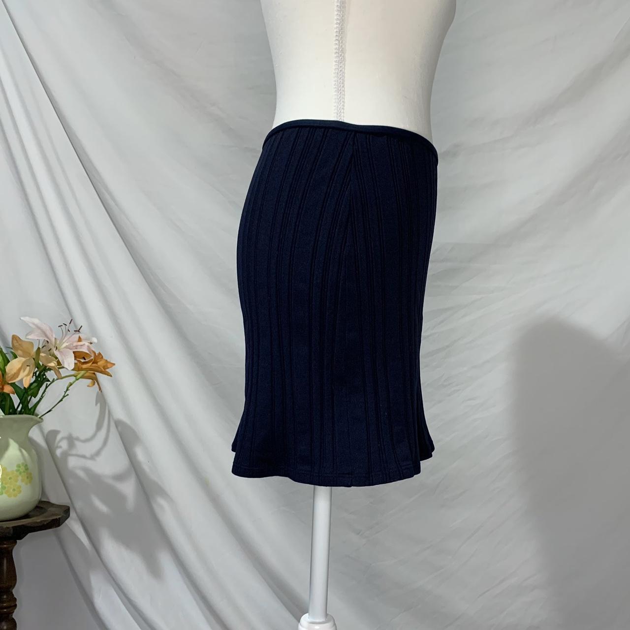 Nautica Women's Blue and Navy Skirt Depop