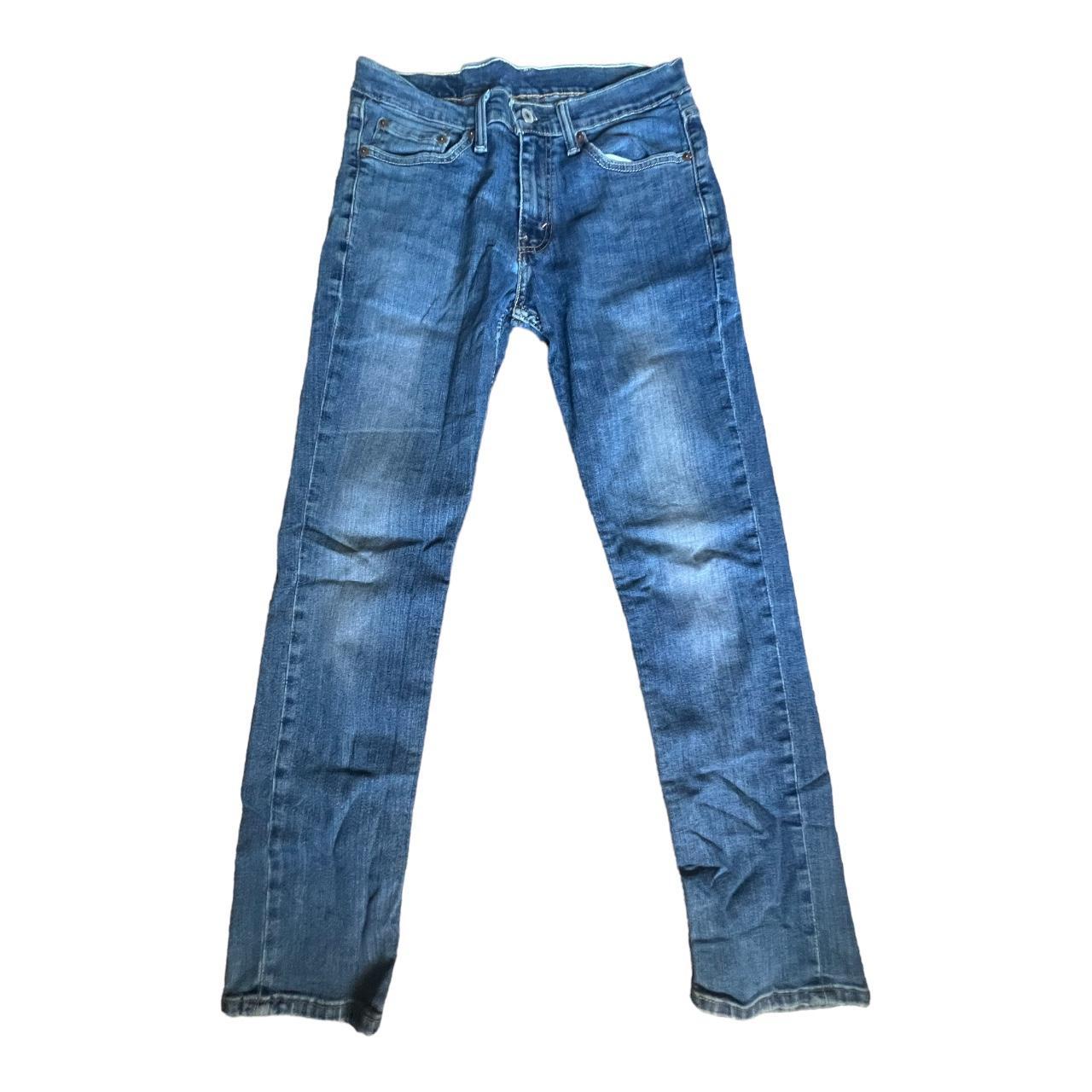 levi 511 denim jeans size 30x32 slim/skinny fit no... - Depop