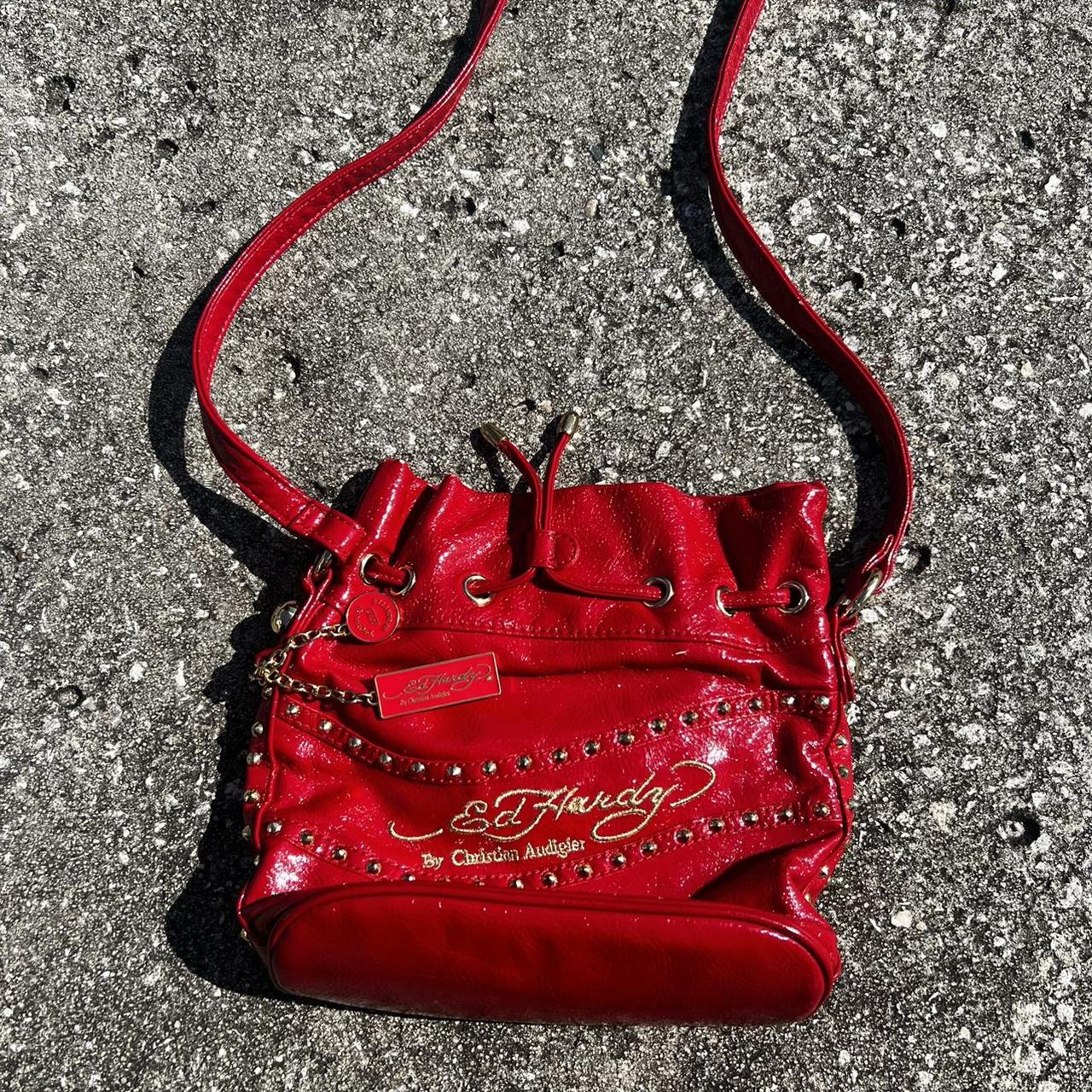 Ed Hardy purse excellent condition just a little... - Depop