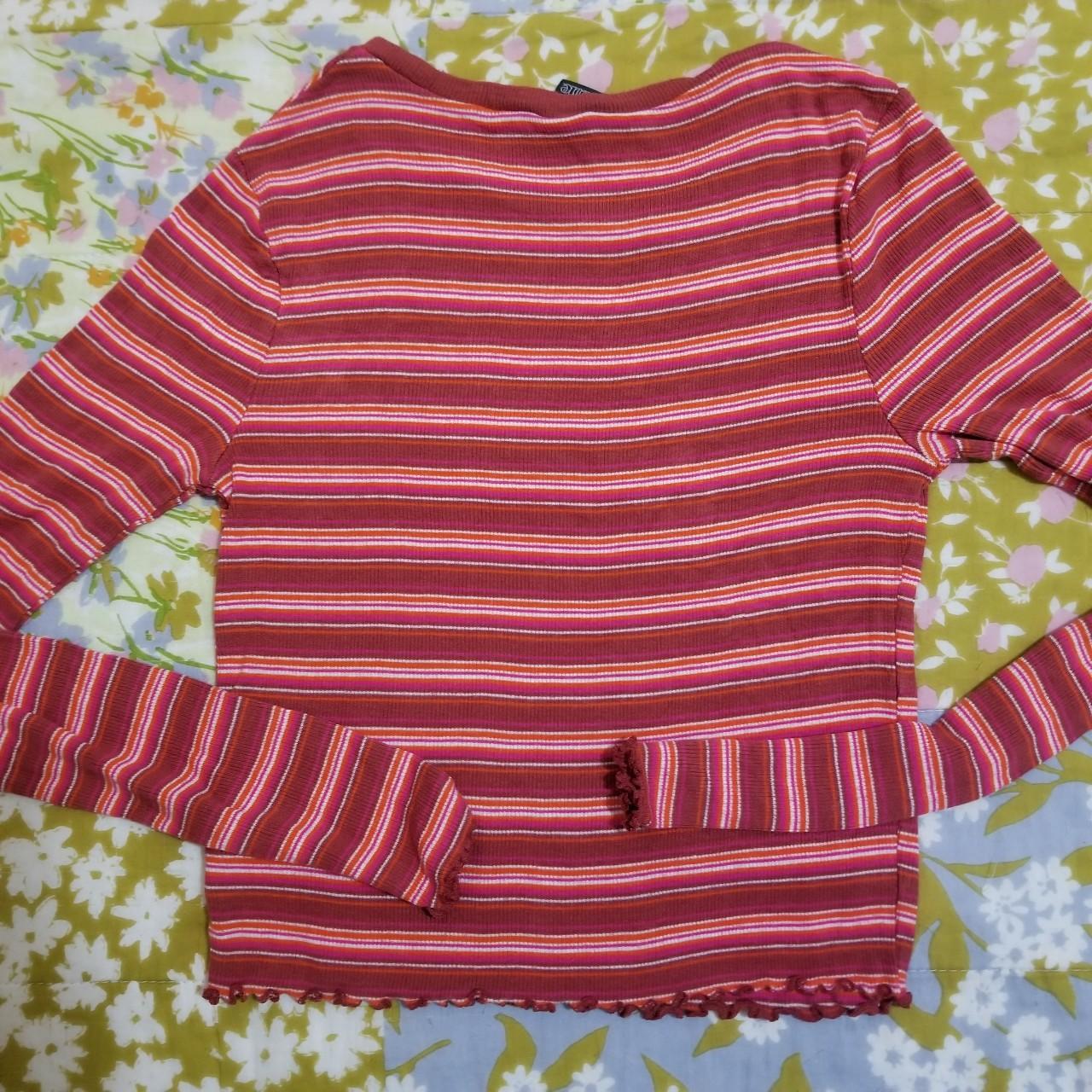 Wild Fable Women's Red and Pink Shirt (3)