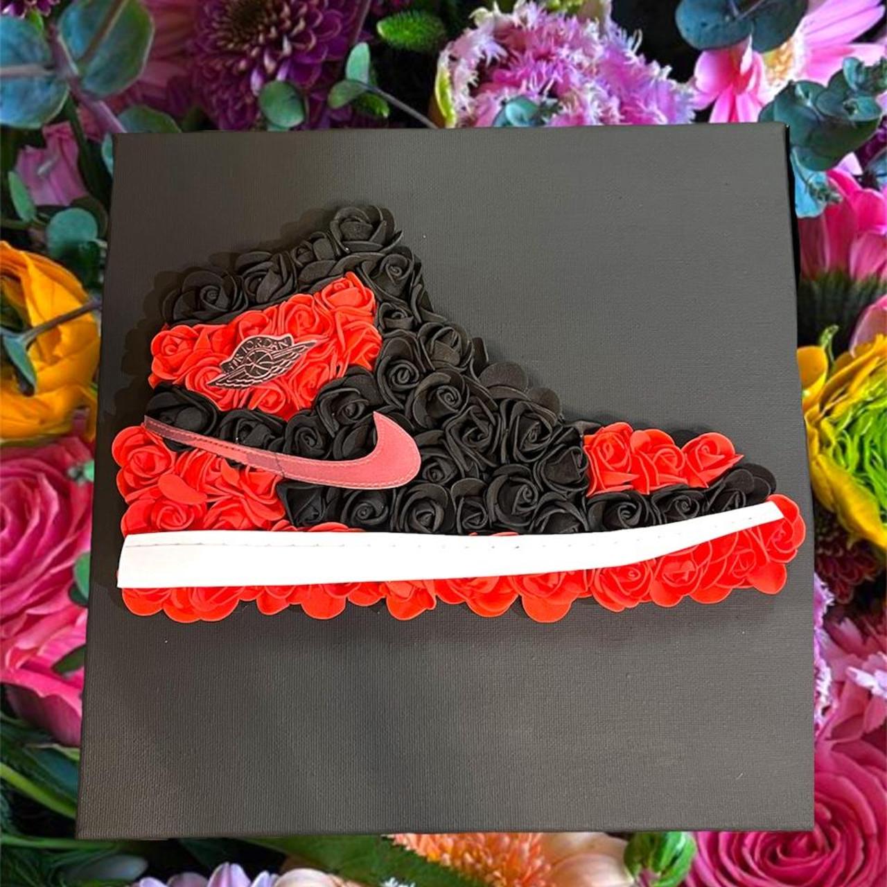 Air Jordan sneaker rose canvas 12X12 ships with Depop