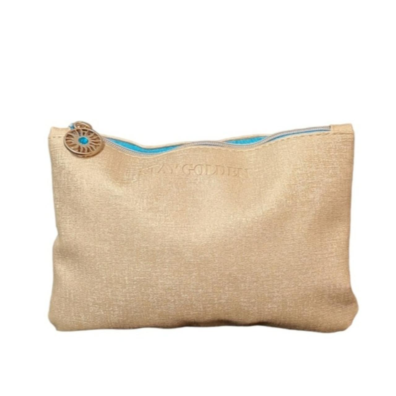 IPSY Stay Golden makeup bag NWOT IPSY Stay Golden... Depop