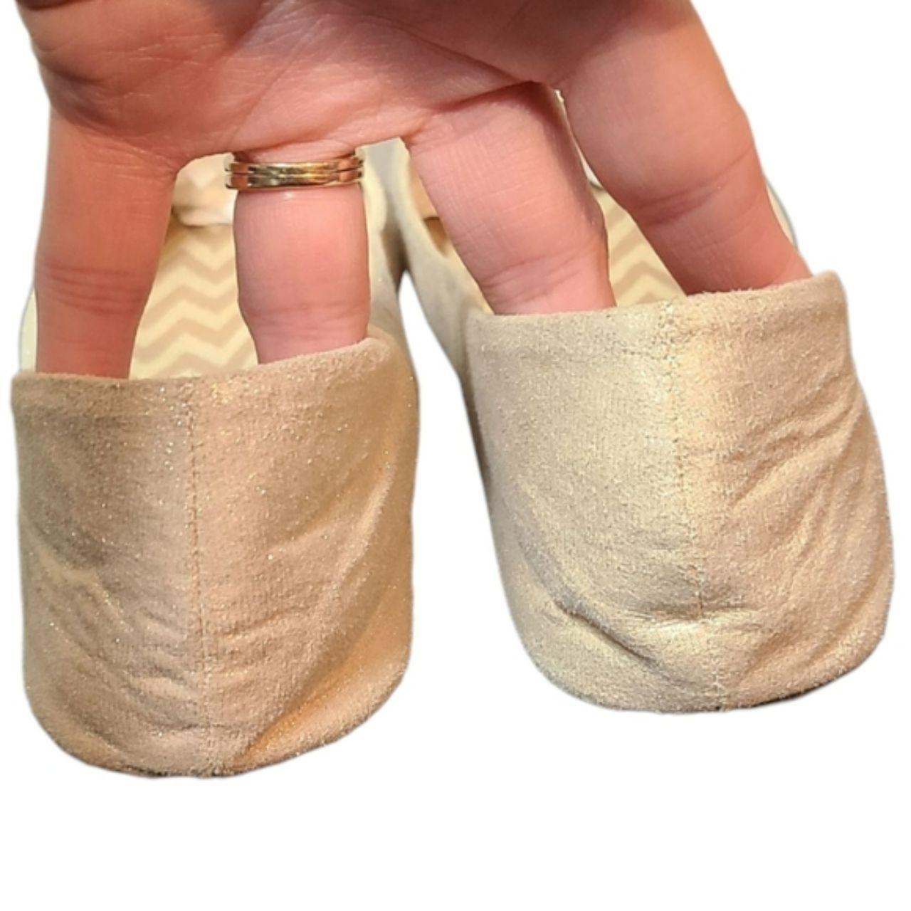 Source Unknown Women's Ballet shoes - Cream/Gold … - image 6