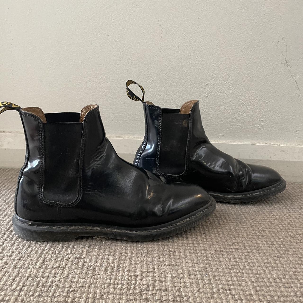 Size US 12 Dr. Martens Graeme ii polished pointed. Depop