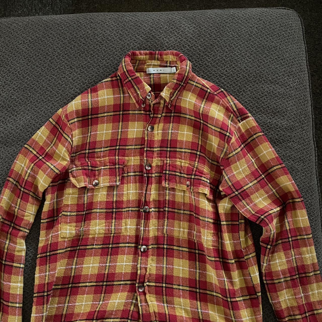 MNML flannel Good condo Size L fits like a... - Depop