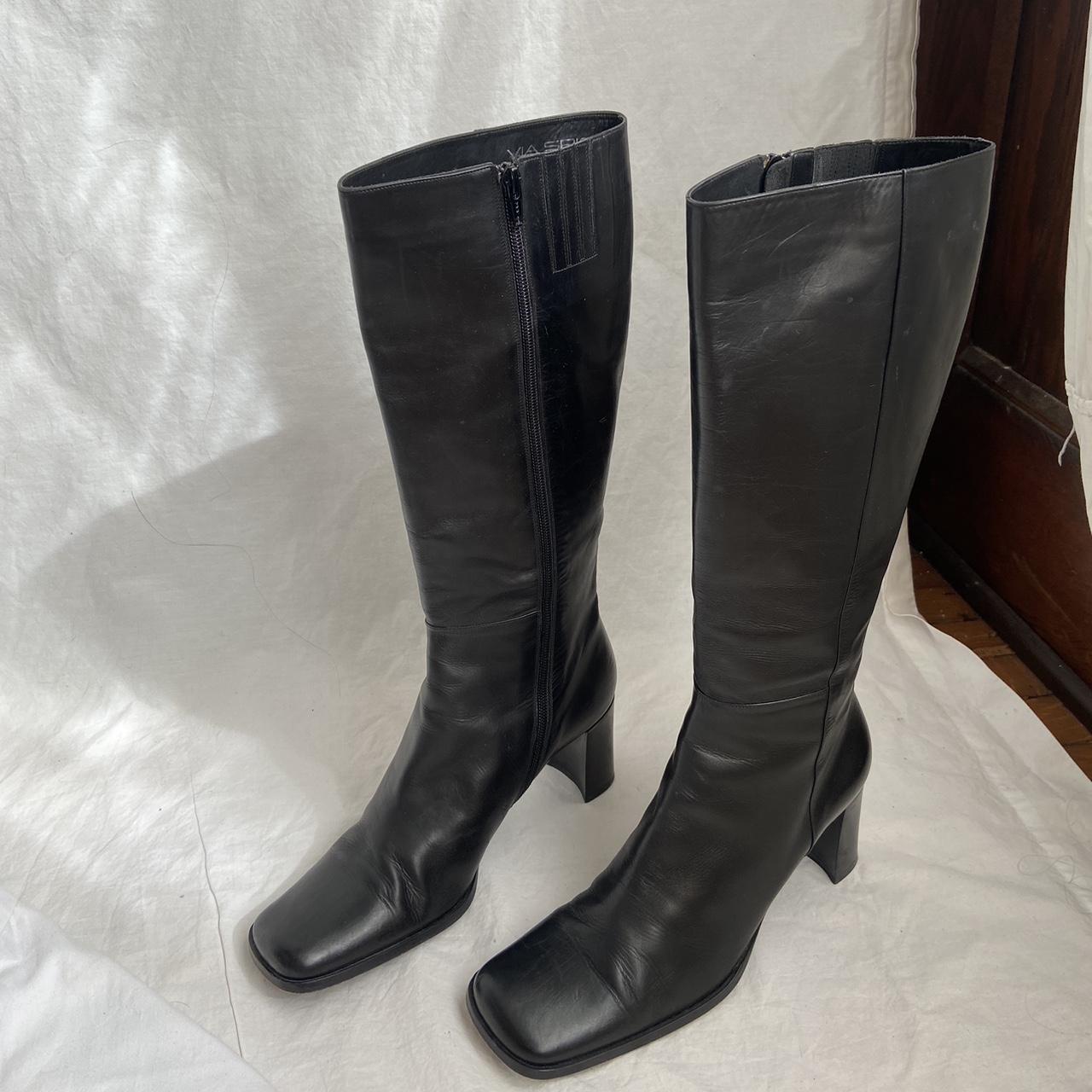 Via spiga sale leather boots