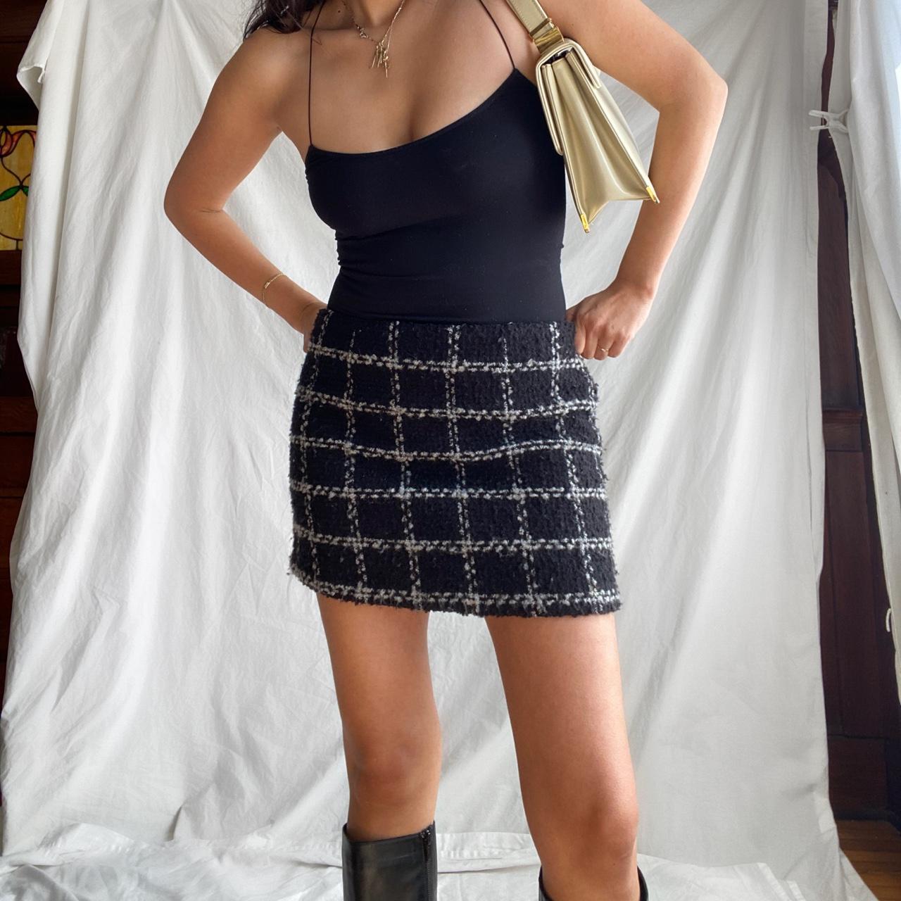 Tweed mini skirt vintage sale