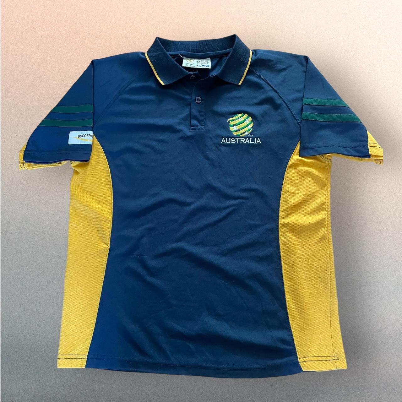 Australia vintage official soccer jersey Cooper... Depop