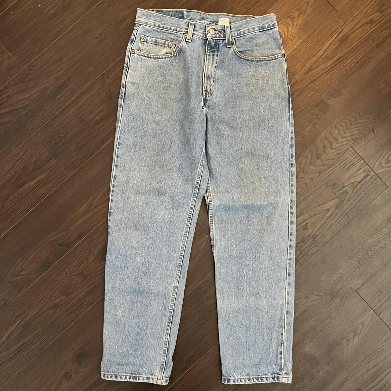 Vintage Light Wash Levis 550 Tagged 31x30 Perfect Depop