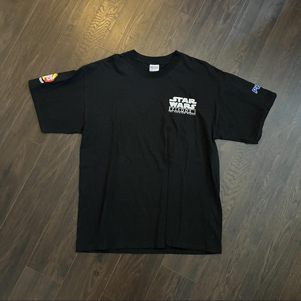 Vintage Star Wars The Phantom Menace T-Shirt... - Depop