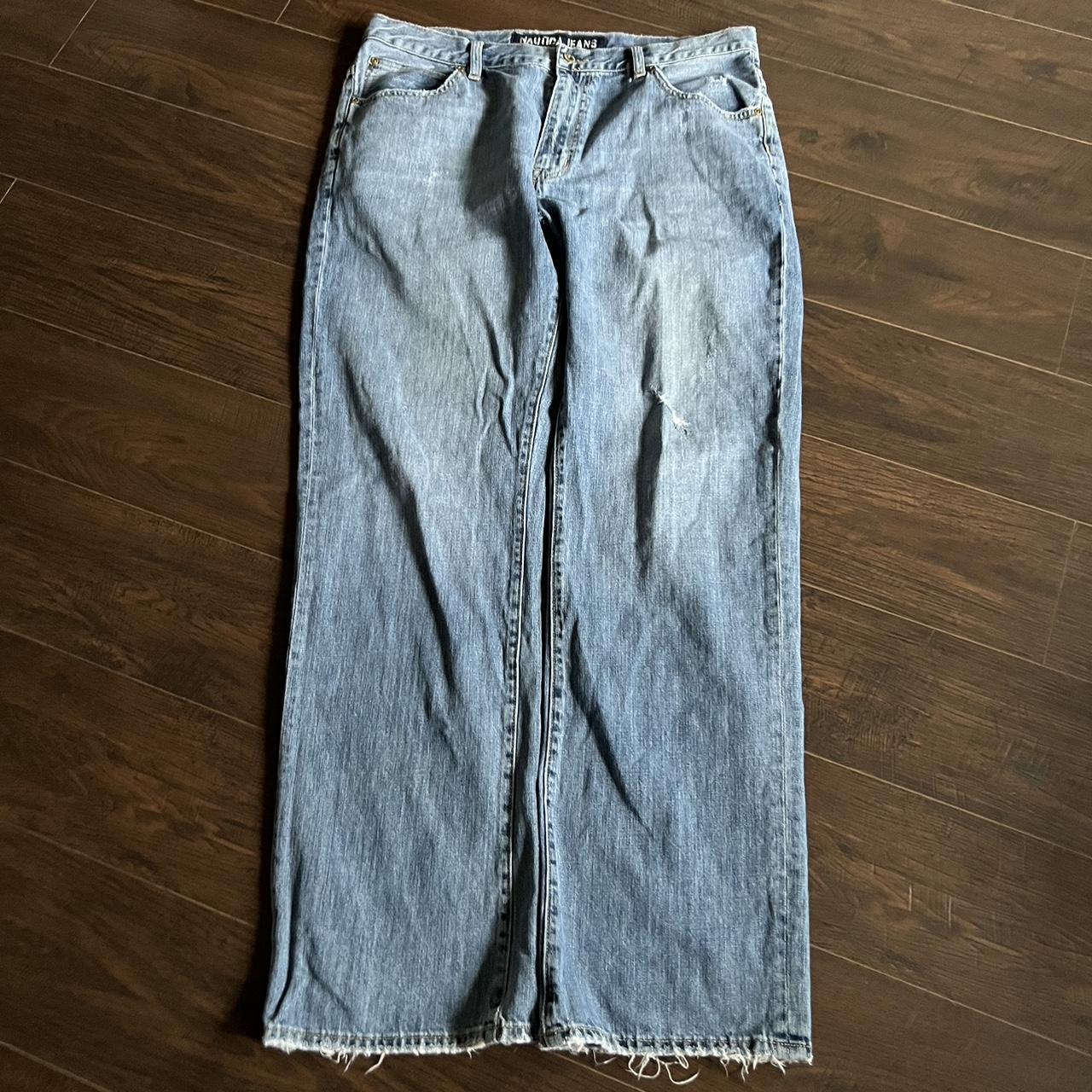 Distressed baggy Y2K Nautica jeans perfect for your... Depop