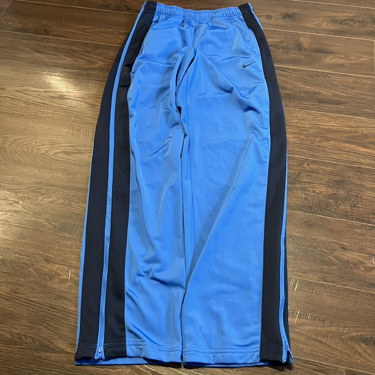 Y2K blue Nike sweatpants perfect for your streetwear... - Depop