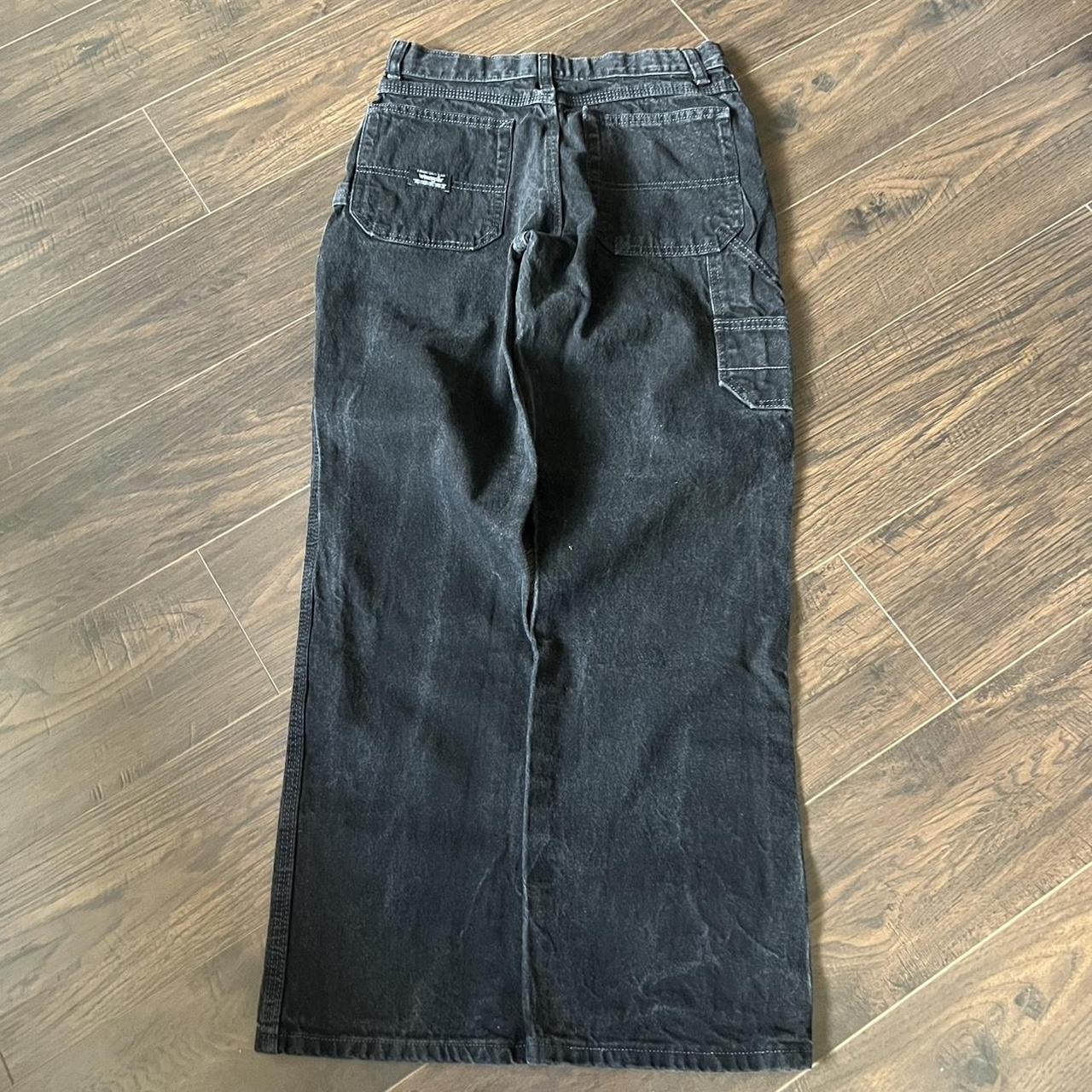 DTT straight fit jeans in washed black Men's W34 L32 - Depop