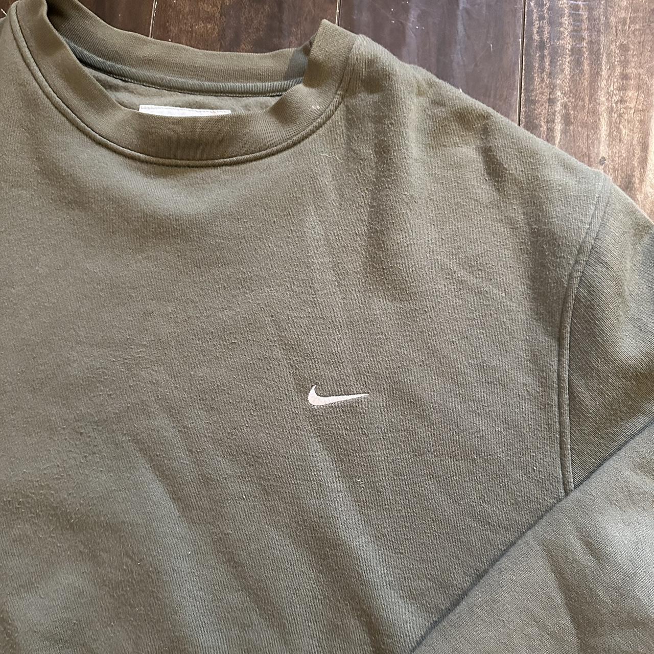 Vintage green nike online crewneck