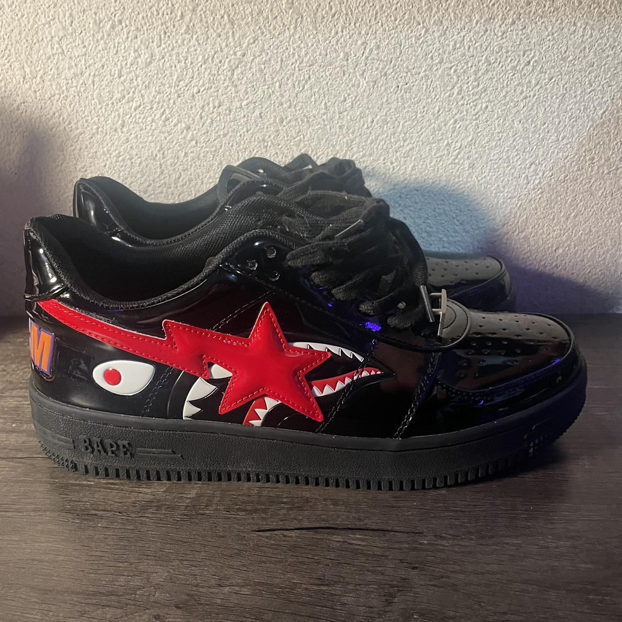 BAPESTA BLACK SHARK Mens Size 10 Price Negotiable... - Depop