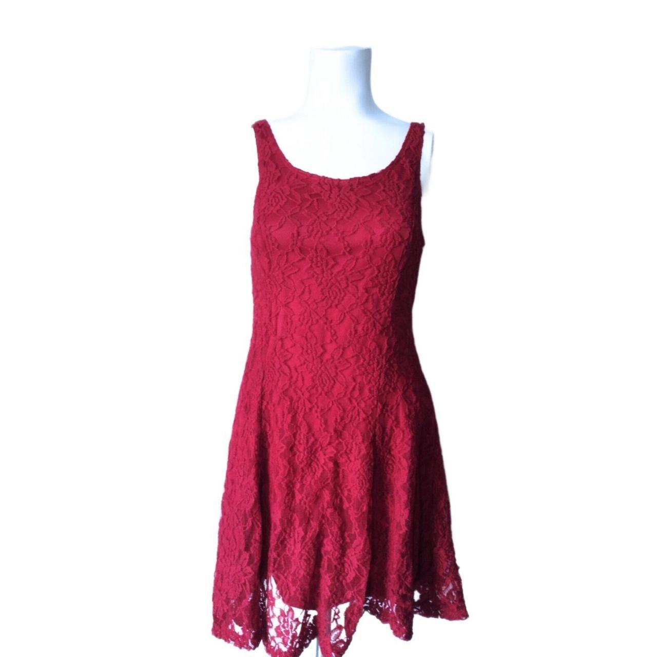 Wet Seal Women's Red Dress | Depop