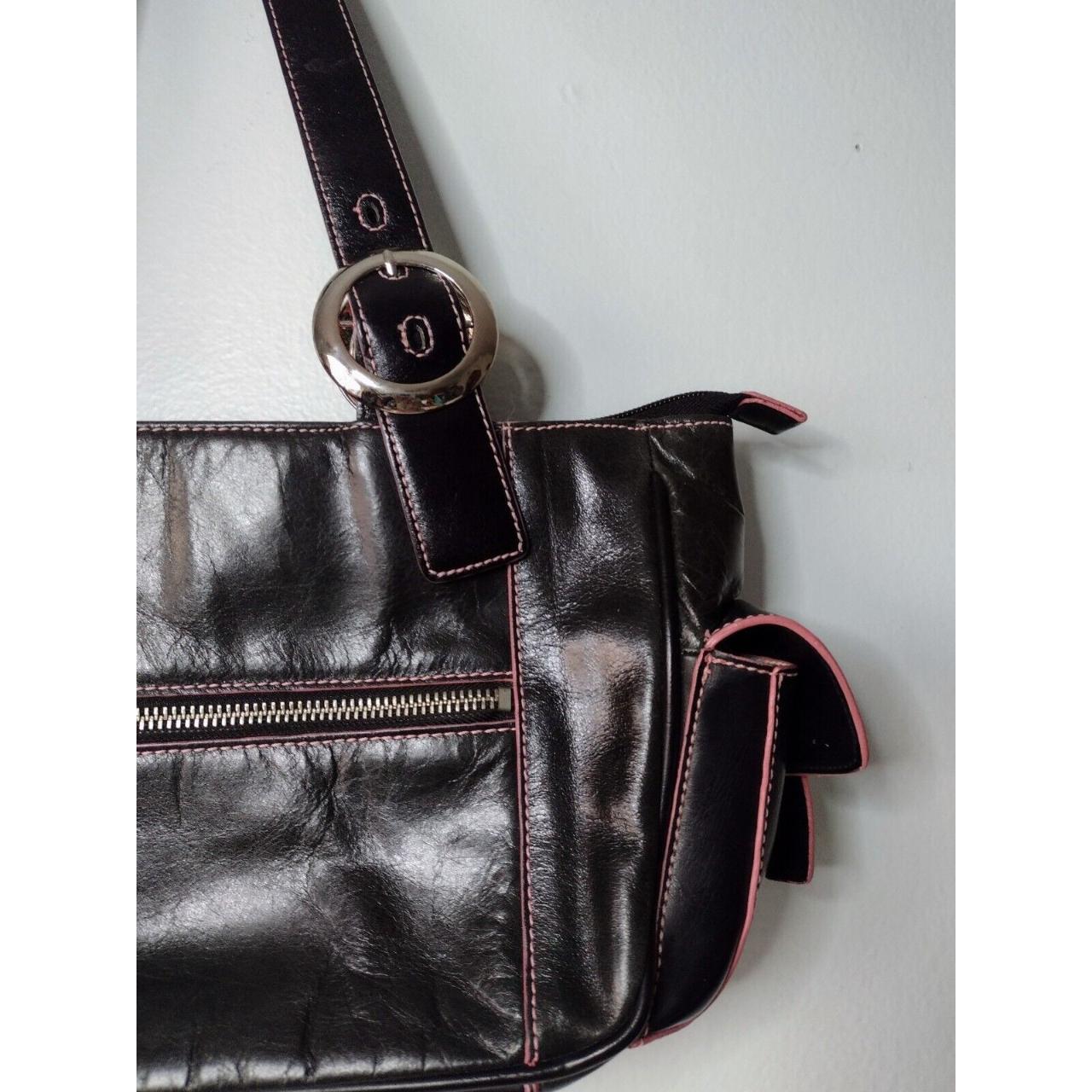 Women's Black and Pink Bag Depop