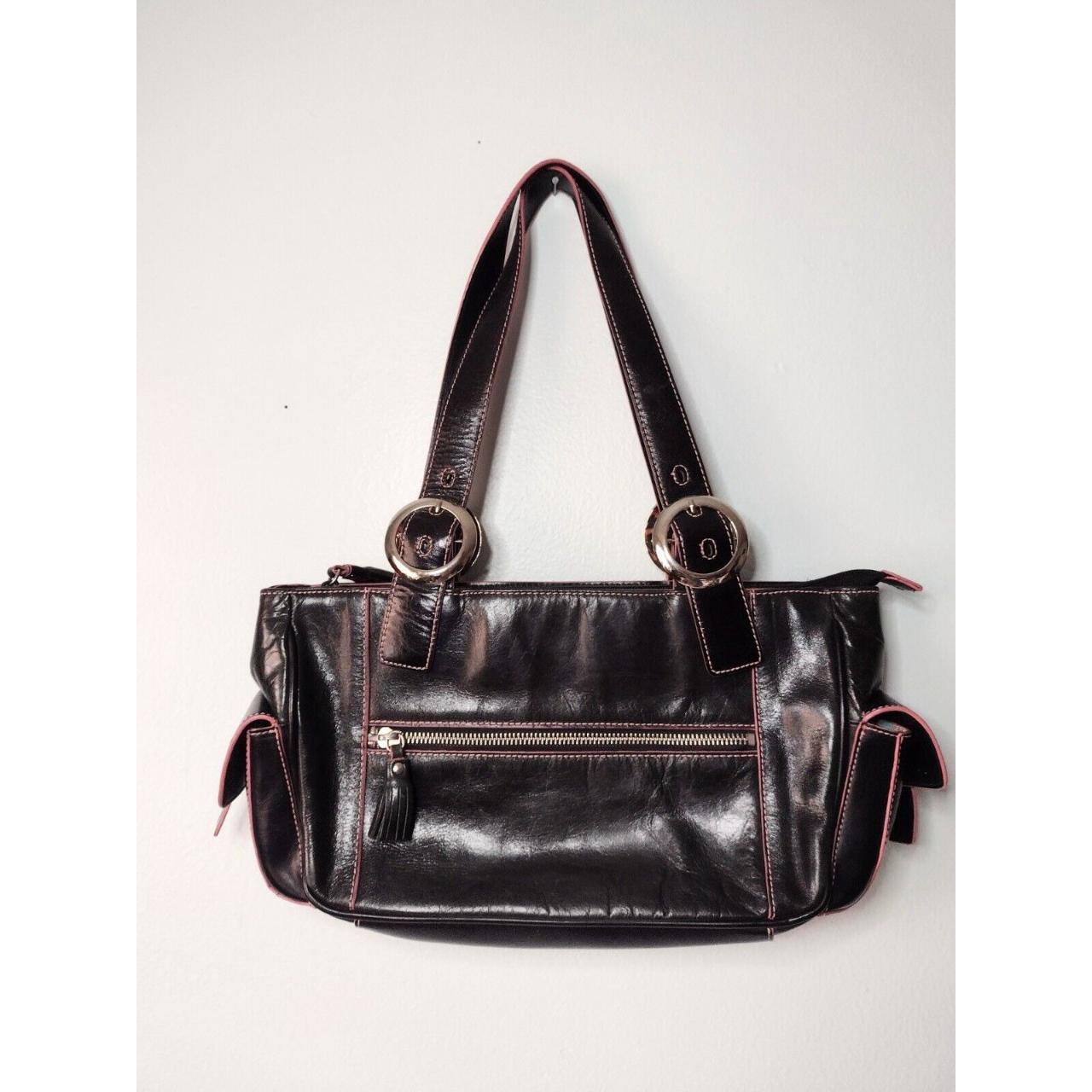 Women's Black and Pink Bag Depop