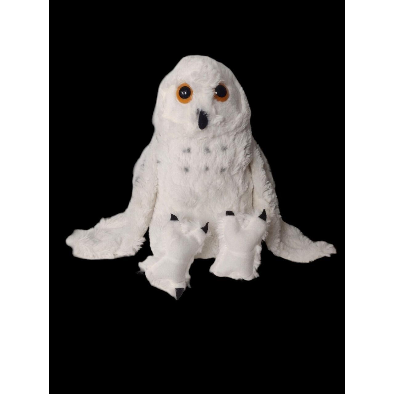 Wild Republic K & M Snowy Owl Stuffed Animal Plush... - Depop