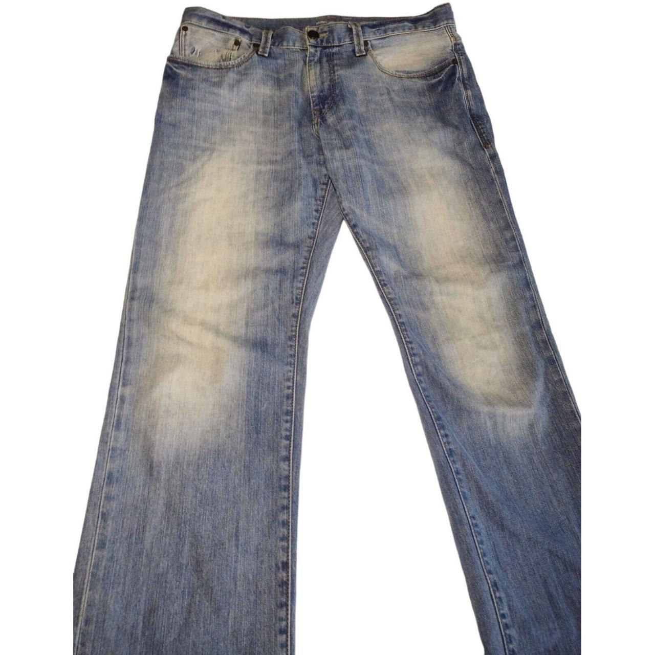 Mavi Martin Mens Faded Straight Lag Jeans Size 33/34... - Depop
