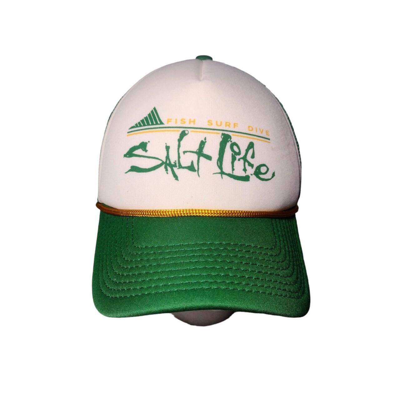 Salty Metallic Trucker Hat - Adjustable Snapback Baseball Cap