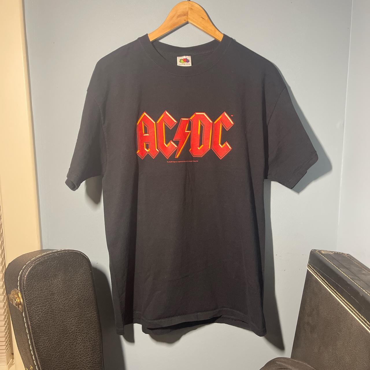 Vintage 90s ACDC tshirt XL 90s - early y2k acdc... - Depop