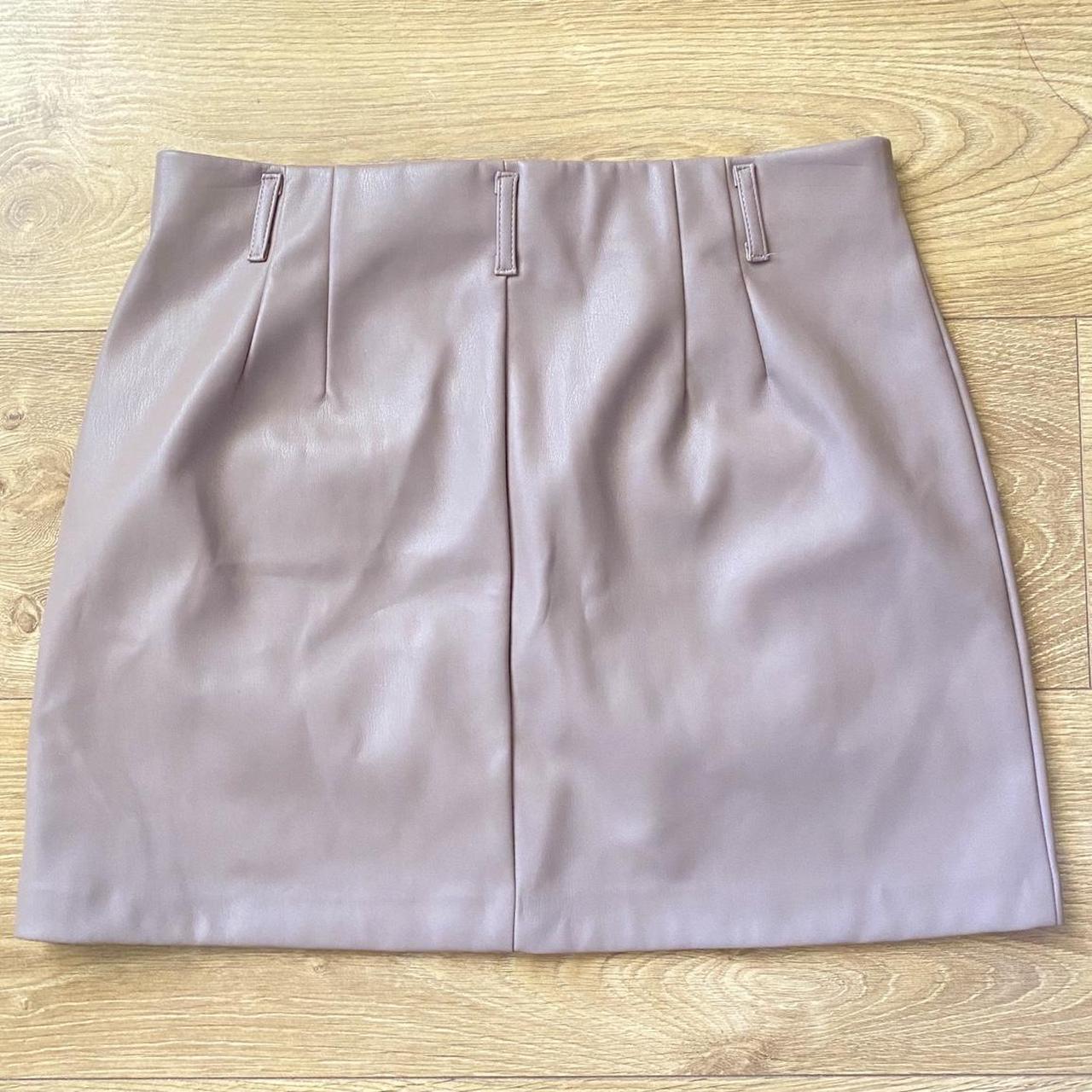 Zara Women's Tan Skirt | Depop