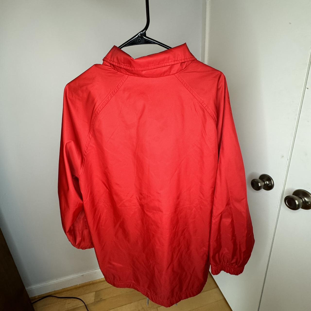mens red nike windbreaker