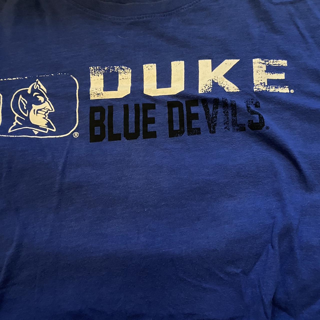 Duke Men's Blue and White T-shirt (3)
