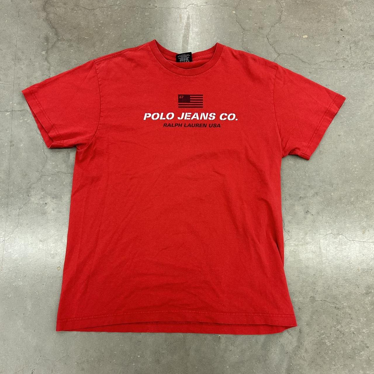 Vintage Y2K Polo Jeans Co. Ralph Lauren Tee Shirt