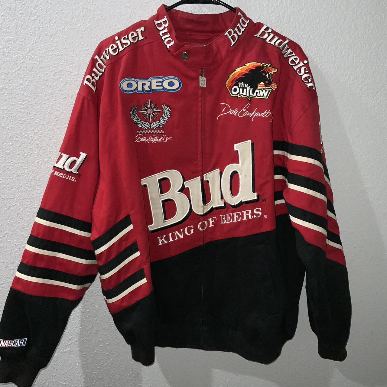 Vintage NASCAR Budweiser Dale Earnhardt Rare Racing... - Depop